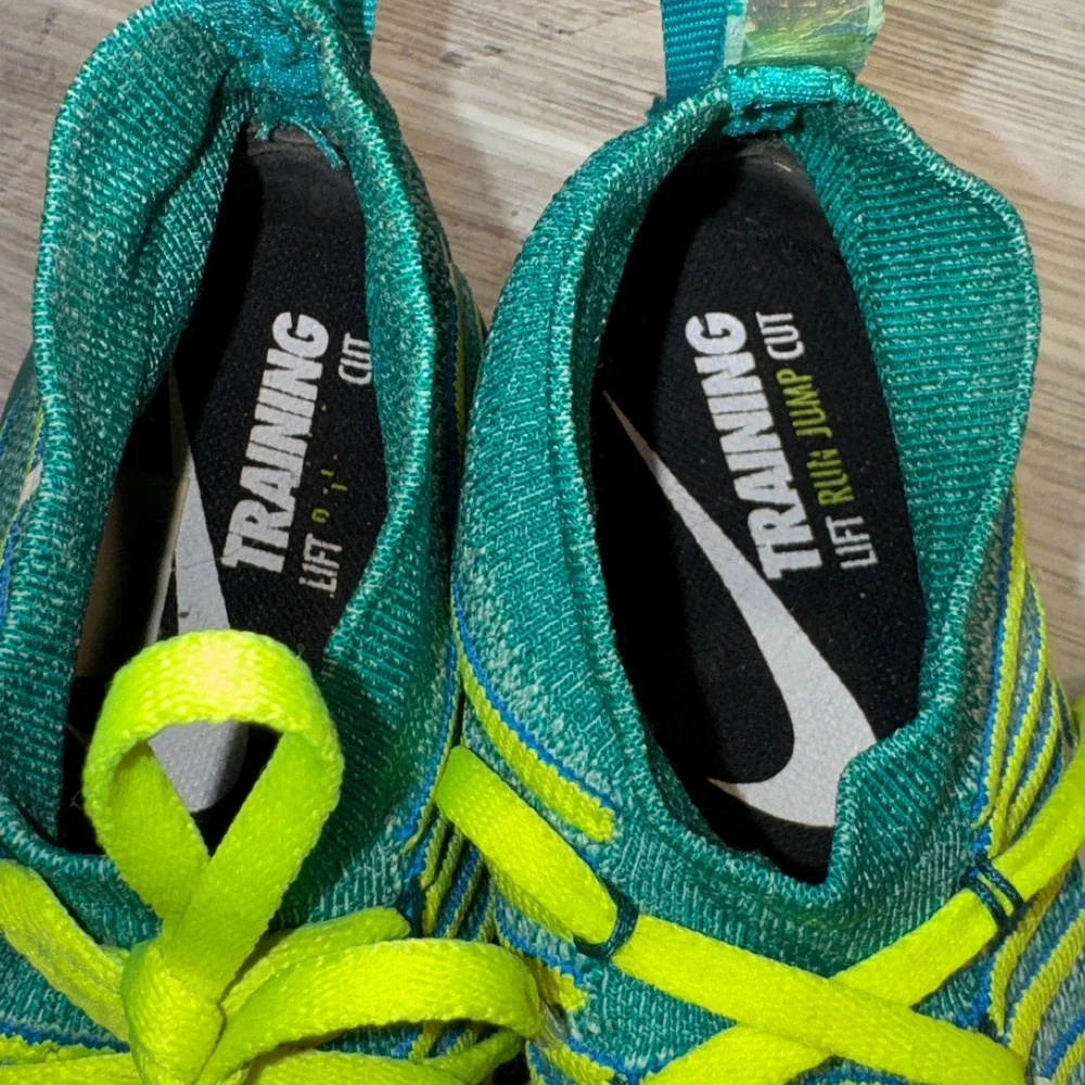 Nike Free Train Force Flyknit‎ Shoes Mens Size 9 Sneakers Rio Teal 833275-313